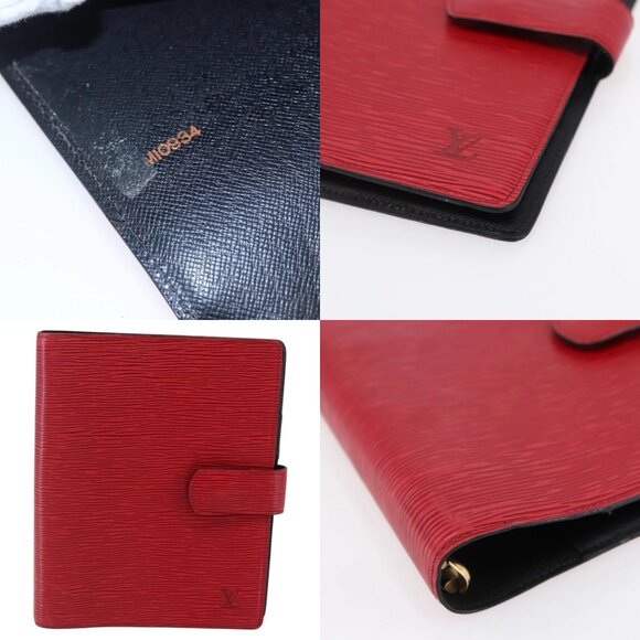 LOUIS VUITTON Epi Agenda GM Day Planner Cover Red R20217 LV Auth 148069 - Picture 14 of 14